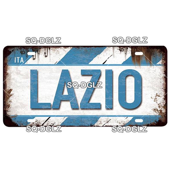 [SQ-DGLZ] Итальянский городской номерной знак, металлический знак, винтажная табличка, жестяная вывеска, настенный декор, декор для бара, плакат с флагом DULIN/ROMA/MILAN