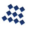 Листы 9x9 дюймов с утяжелителем, цветные блестки, картонные листы для украшения выпускных колпаков и творческих поделок
