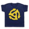 45 Rpm Record Vinyl Converter Symbol Shape Adapter Kids Childs T-Shirt