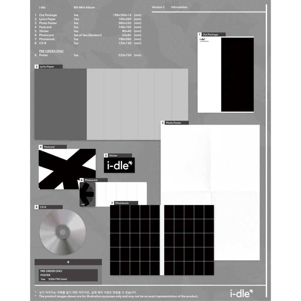 I-dle-[МЫ] 8-й мини-альбом ФОТОКНИГА, с коллекционной карточкой
