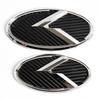 AABJB1 2pcs  For KIA K5  Car Trunk Emblem 3D Sticker K Logo Front Grill Rear Badge2011-2013 Optima Forte 2009-2014
