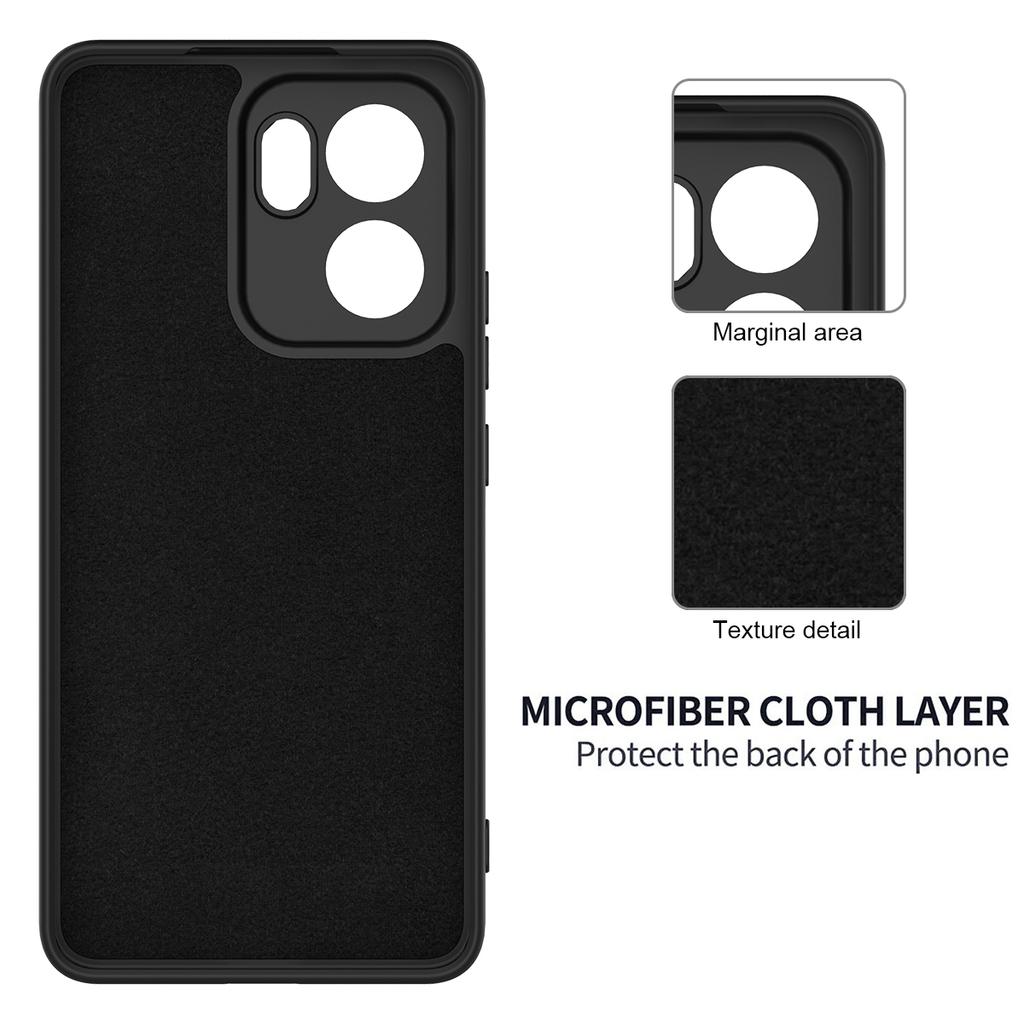 For Oppo Reno13 F 5G/Oppo Reno13 F 4G Liquid Silicone Case Phone Back Cover with Hand Strap