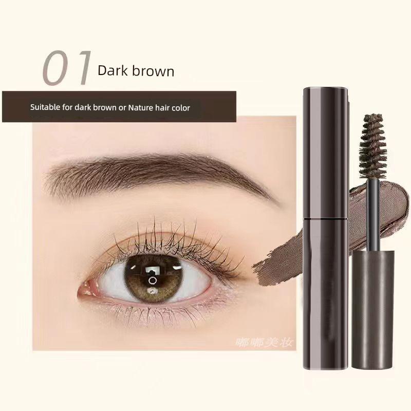 Korean Style Light Color Eyebrow Cream Female Waterproof Long Lasting Fadeless Not Smudge Water Eyebrow Pencil Eyebrow Powder Black Brown Wild Eyebrow