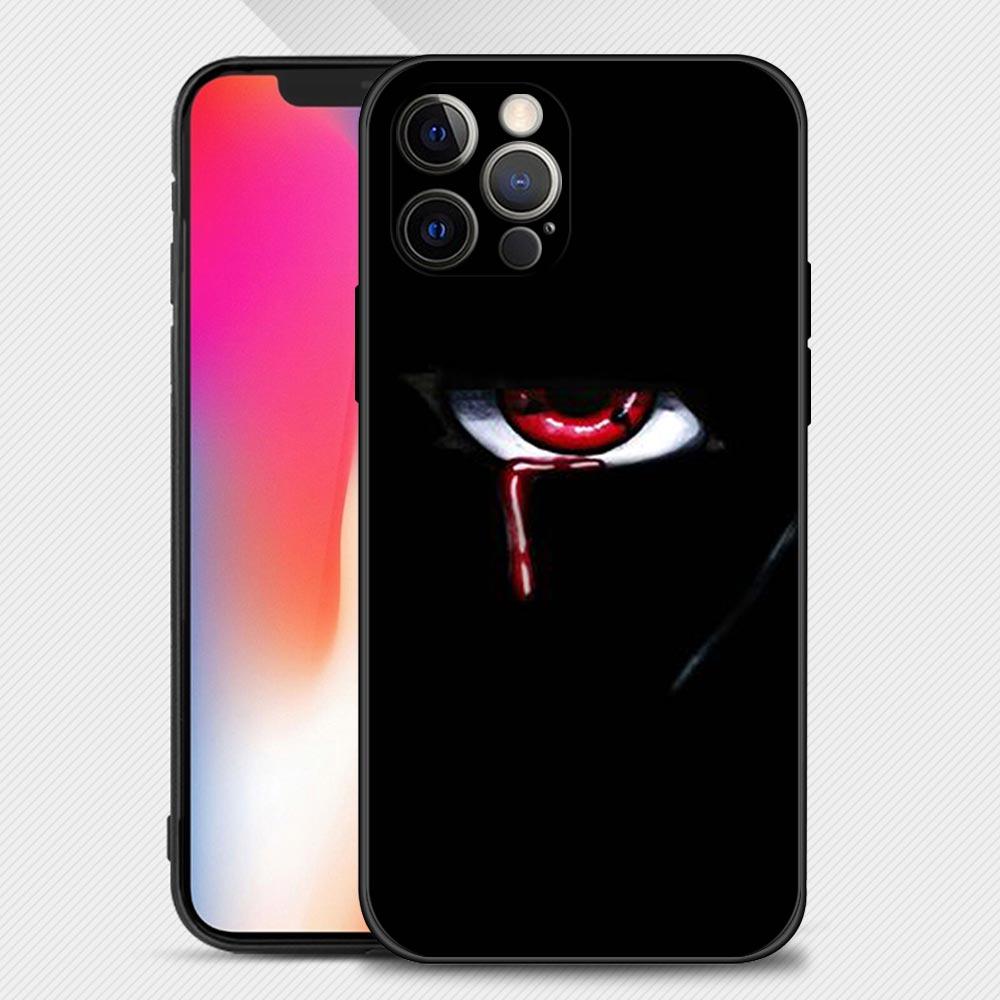 Чехол для Apple iPhone 13 12 11 Pro Max 13 12 Mini XS Max XR X 7 8 6 6S Plus 5 5S SE 2020 Аниме Узумаки Наруто Красный Учиха Саске