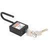 38 мм замок-блокиратор Tagout Lock нейлоновый коррозионно-стойкий изолированный безопасный навесной замок с ключом, черный