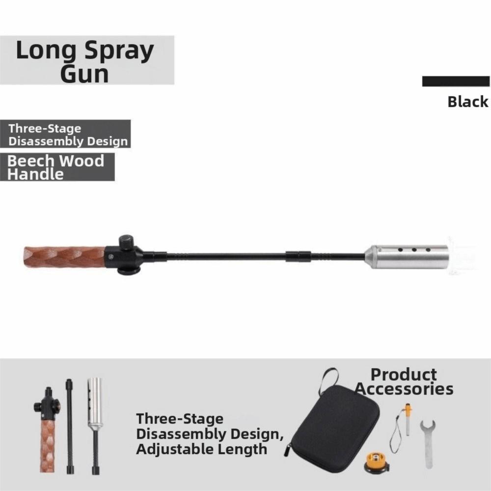 Three-stage Fuel Burner Lighter Removable Lengthened BBQ Igniter Flame Lighter Weed Burning