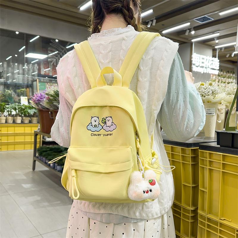 Рюкзак большой емкости Студенческий легкий школьный рюкзак Рюкзак с вышивкой в виде мультфильма