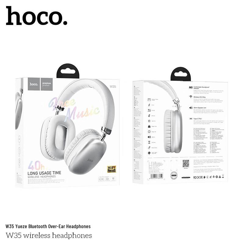 HOCO. Беспроводные накладные Bluetooth-наушники W35
