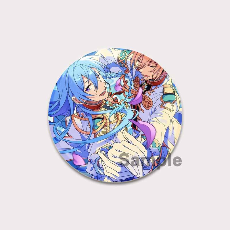 32/44/58 мм Аниме Ensemble Stars Pin Мультяшная фигурка Wataru Hibiki Брошь Креативный милый художественный значок для рюкзака Декор Фанаты Коллекция Подарки