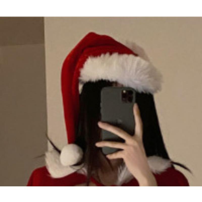 Веселое нижнее белье зима новое новое Рождество облегающее на кулиске без рукавов пуловер с высокой талией короткая юбка женский костюм