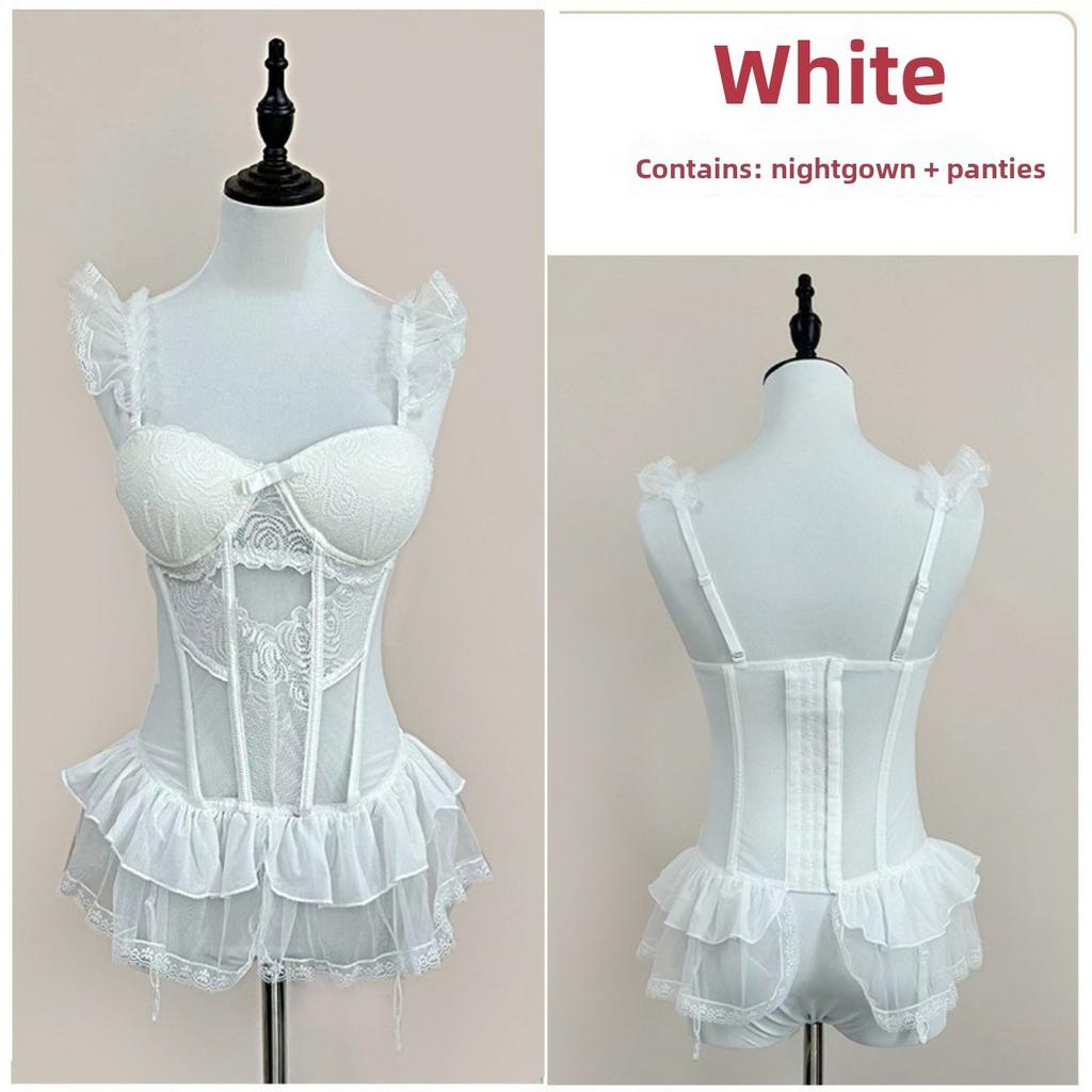 Сексуальный кружевной жилет Fish Bone с накладкой на грудь, можно носить на улице, красивое цельное нижнее белье