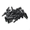 50 Piece 24mm Mini Metal Hair Clips Single Prong Alligator Barrette DIY Baby Accessories