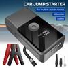 Power Bank with LED Light Jump Starter Tire Accessories 2000A Peaks with Air Compressor Automobile Battery Booster Power Pack
