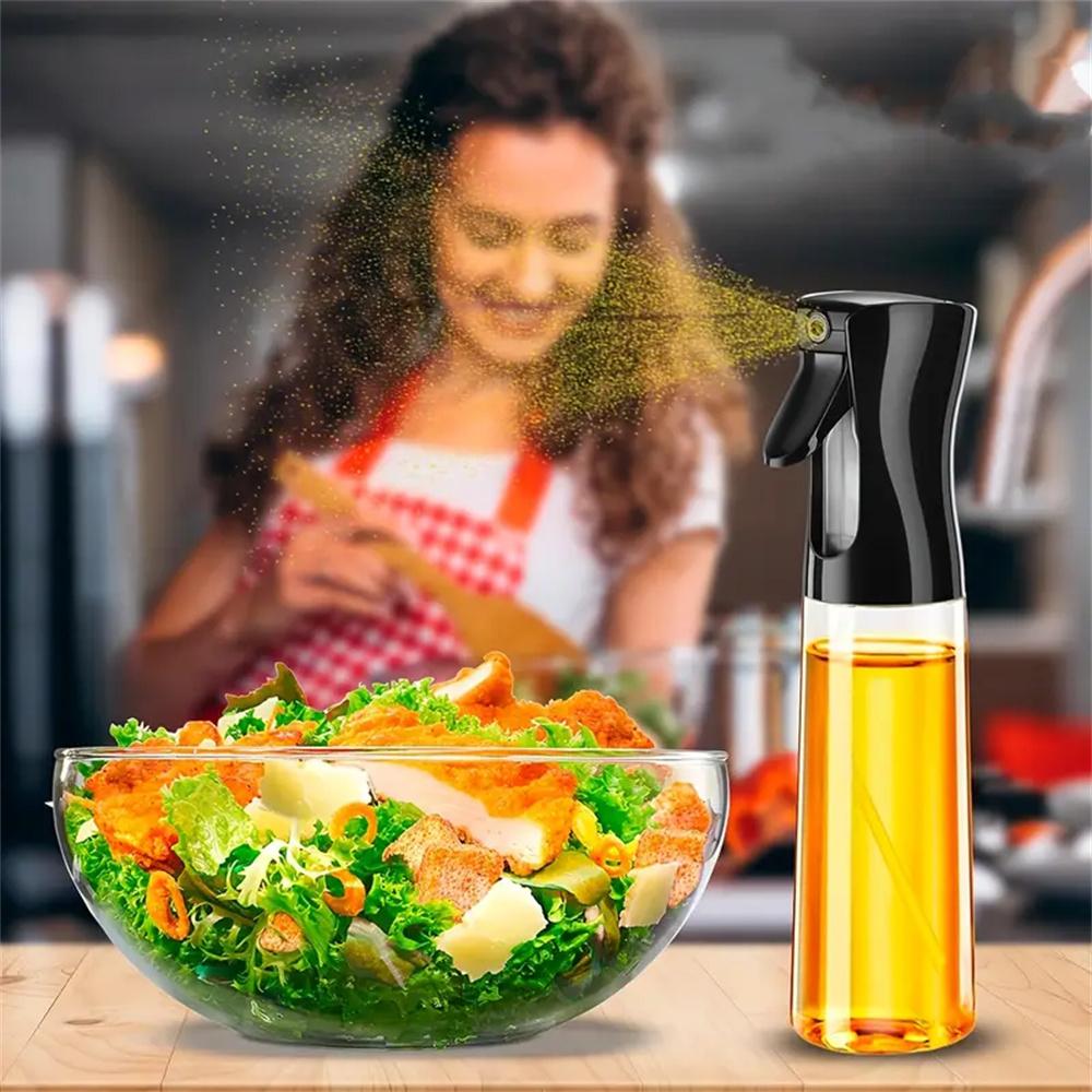 1 бутылка-спрей без BPA, подходящая для приготовления пищи, с точным распылителем, подходит для аэрофритюрниц, выпечки, барбекю и ухода за волосами