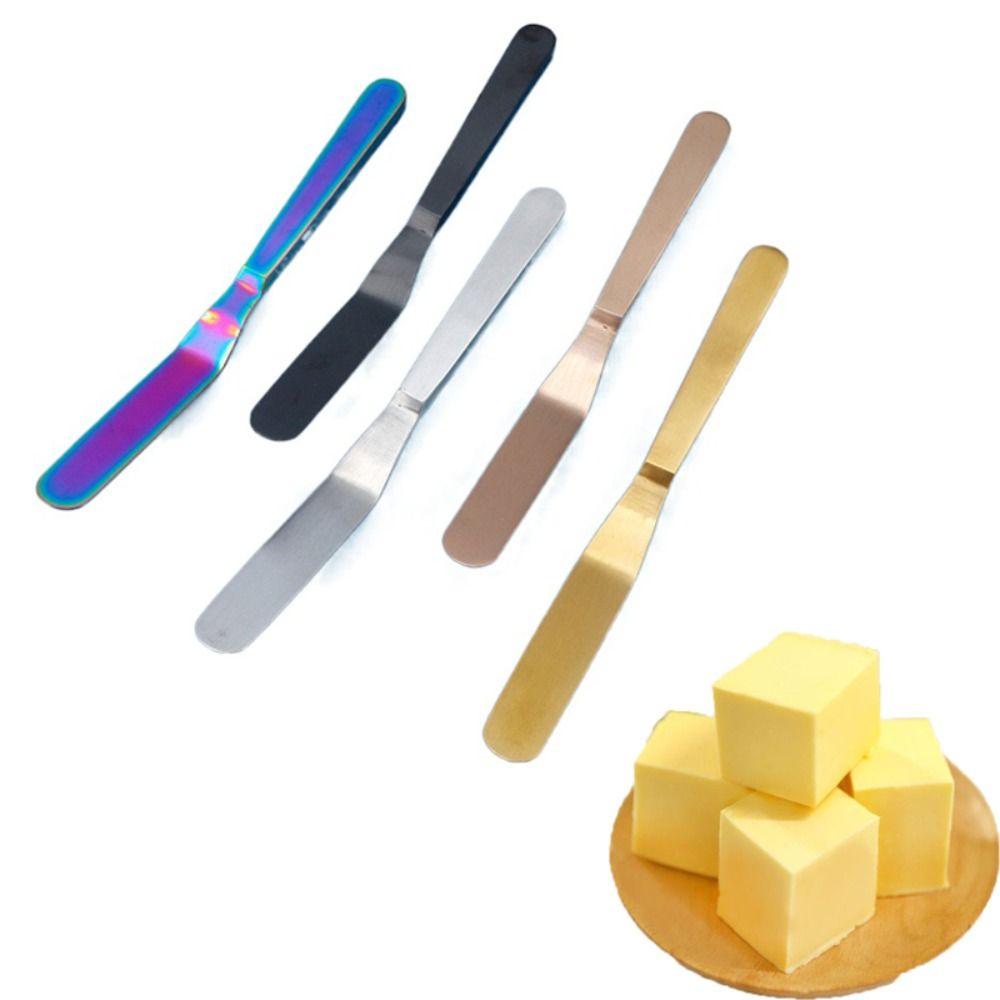 Comfortable Grip Butter Scraper 8 Inch Jam Spreader Butter Cutter Cake Icing Spatula  Chef
