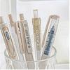 4/5/6/7/set Ins Simplicity Gel Pen Korean Solid Color 0.5MM Black Cute Pens Lovely Stationery Pens School Student/Office Supplies