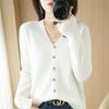 Women Cardigans Autumn Winter Single Breasted Knitwears Long Sleeve V-neck Knit Cardigan Korean Fashion Spring Casual Sweater EMA