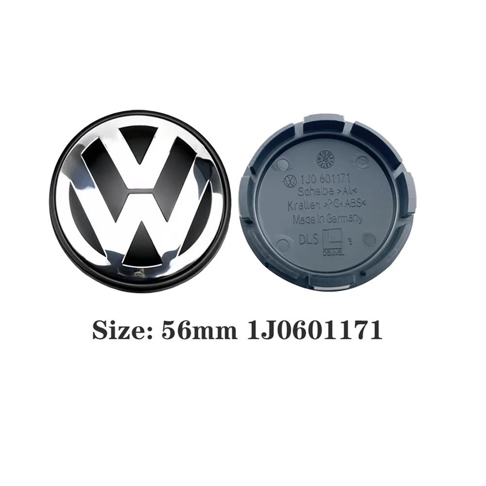 2026 New 4pcs 55mm 56mm 65mm 70mm Car Wheel Center Caps Hubcap Cover for VW Volkswagen Jetta MK5 Golf Passat styling 3B7601171 1J0601171