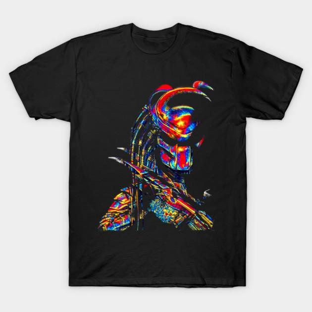 Asian Size Cotton Unisex Tshirt Print T-shirt Predator Vision T-shirt No-Cut Print Regular Fit