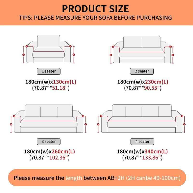 Four Seasons Universal Sofa Cover Cloth Towel Simple Pattern Sofa Cushion Nordic Style Cover Towel All-Inclusive Cover