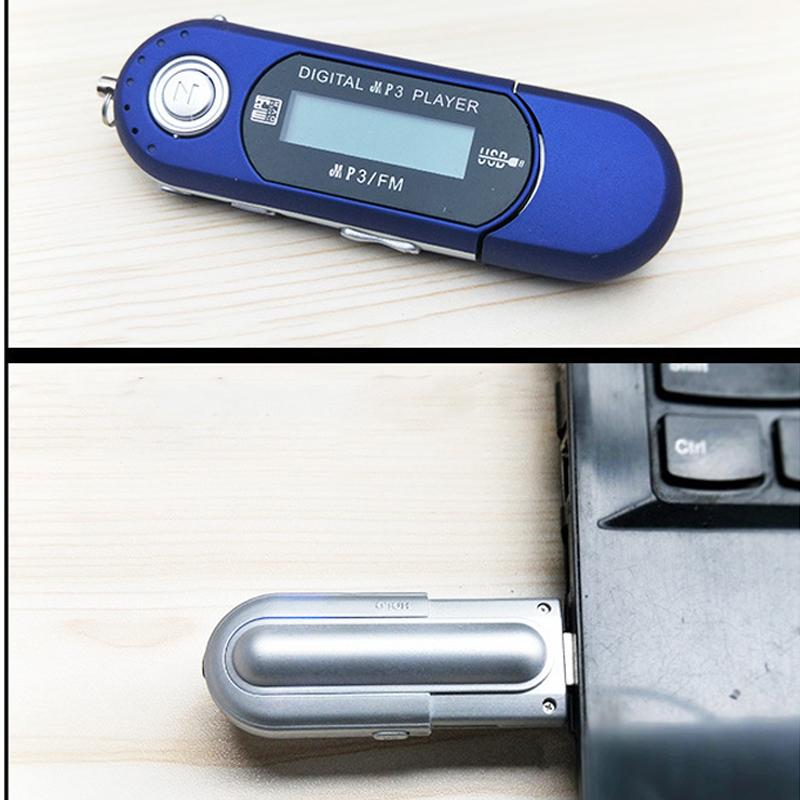 Мини MP3-плеер 2 в 1 Поддержка ЖК-музыкального плеера 32 ГБ TF-карта USB 2.0 Маленький флэш-накопитель Легкий ЖК-музыкальный плеер
