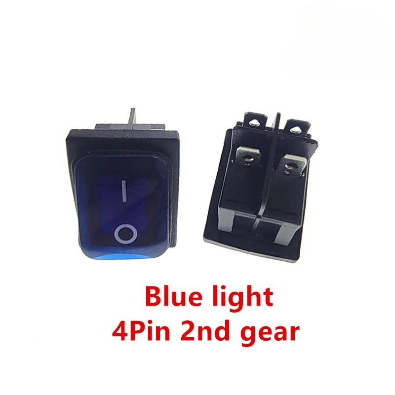 2 шт. KCD4 16A 125V 20A 250v водонепроницаемый сверхмощный тумблер с подсветкой фиксатор 4 контакта вкл. выкл. аварийный морской тумблер