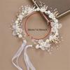 Imitated Pearl Kids Flower Crown Bohemian Head Hoop Cute Head Wreath  Girls Adult Hair accessories