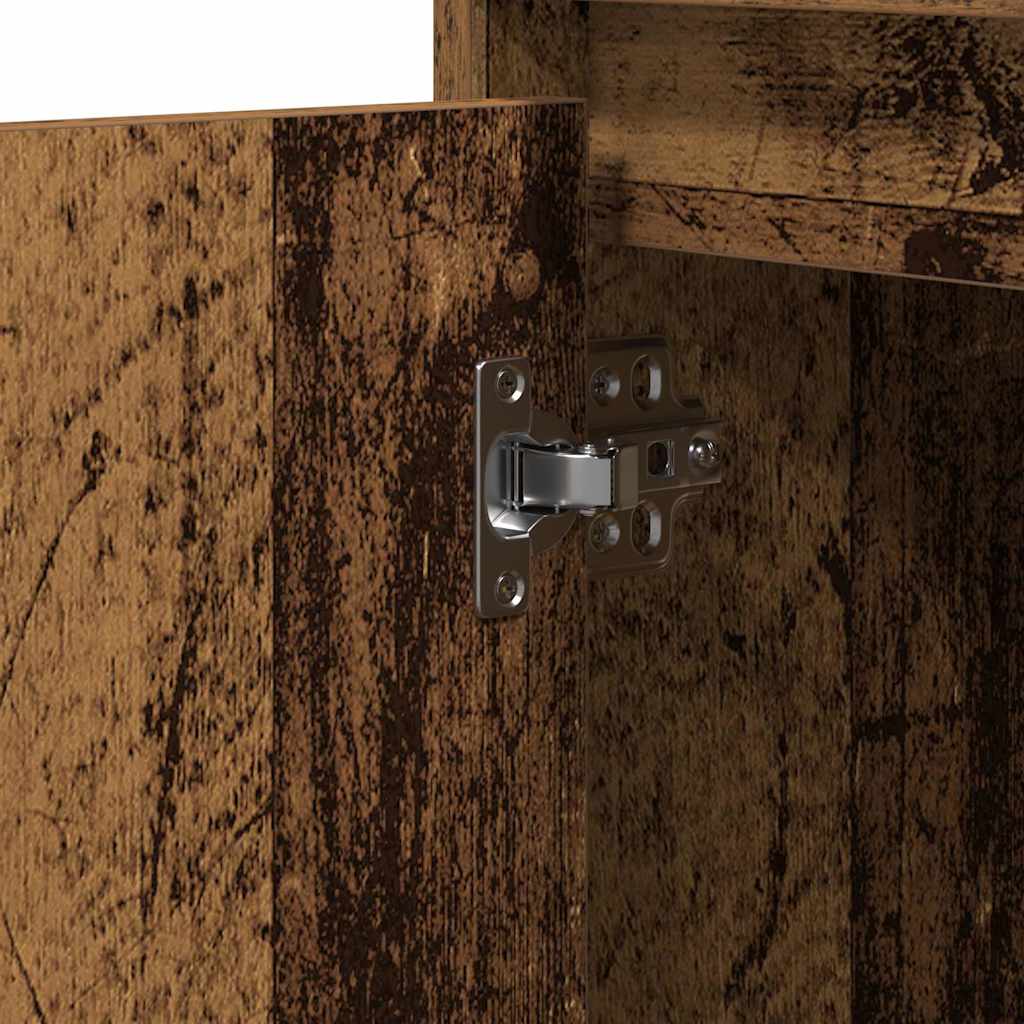 Nightstand 2 pcs Reclaimed Wood Look 50 x 34.5 x 50 cm Particleboard