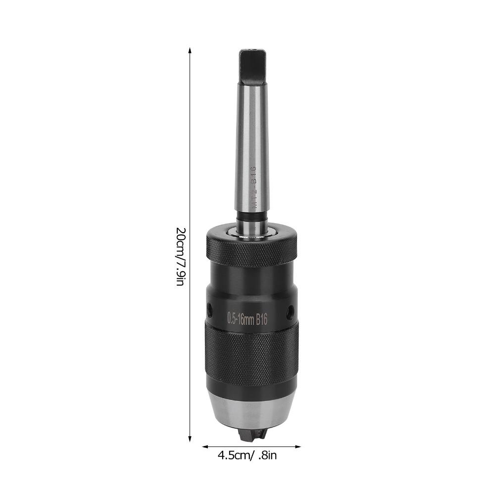 Strong Grip Morse Taper Chuck Morse Taper MT2 Keyless Drill Chuck Machine Tool Use