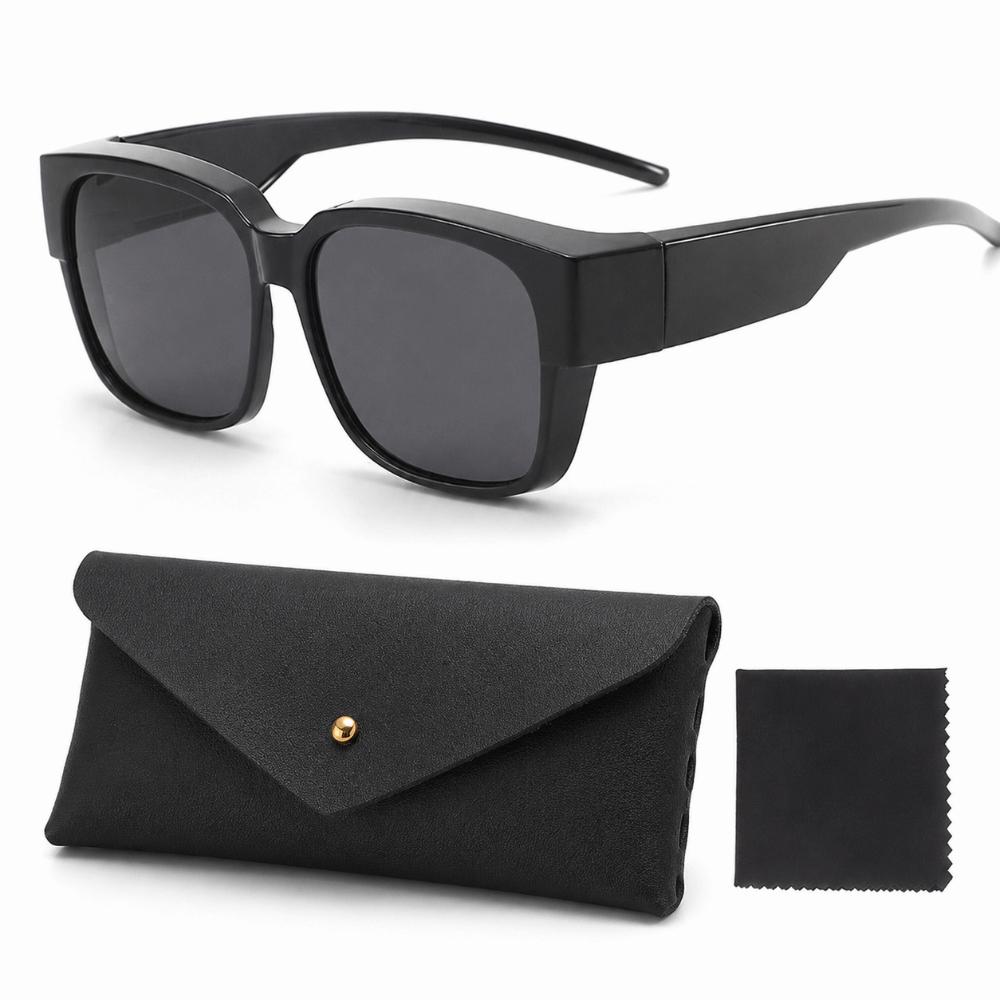 Other Glasses for Driving Riding Fit Over Glasses Sunglasses Wrap Around Polarized Square Shades