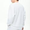 Anta Lifestyle Series Letter Round Neck Pullover Fleece Hoody Men sweatshirt Paper-White 152348706-1