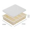 Silicone Ice Mold with Lid Freezer Trays Durable Food Sauce Storage