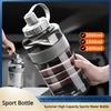 2 Liter Big Water Bottle with Straw 2L/1.5L/1L/0.6L Large Capacity School Gym Sports Drinking Bottles Fitness Botella