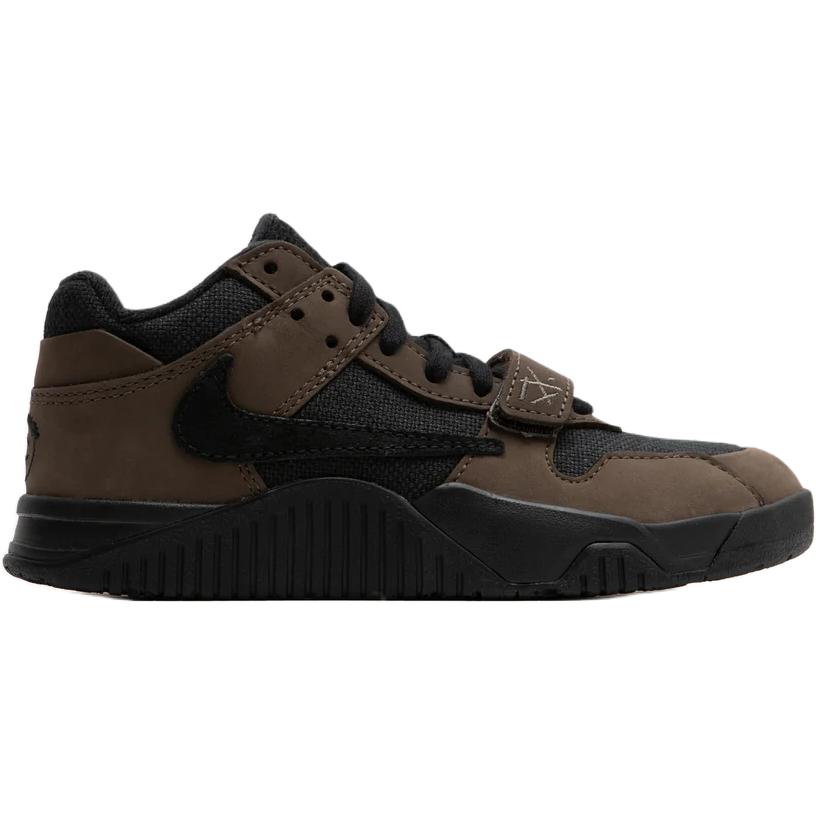 Travis Scott x Air Jordan Jordan Jumpman Jack TR PS Детские кроссовки Коричневый Черный Парусный FJ2851-204
