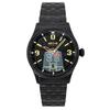 Flyboy Capcom 1942 Automatic Pixel Limited Edition Midnight Ace Black Dial AV-4121-33 Men's Watch With Extra Strap