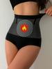 High Waist Tummy Control Panties Flat Burning Shaping Panties Seamless Briefs Underwear Uterus Warming