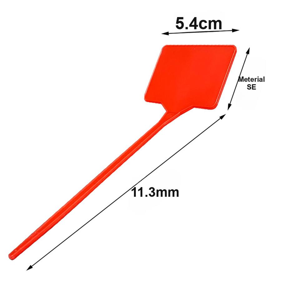 10 шт. Цветочный горшок Пластиковый Суккулент Садовый маркер Бирка для растения Бирка-этикетка Подвесная бирка