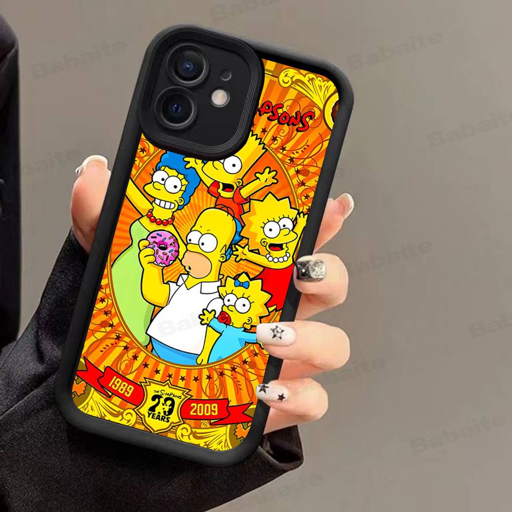 Смешной мультяшный S-Симпсоны Для IPhone 17 16 15 14 13 12 11 Pro Max Plus Чехлы для телефона