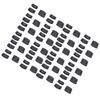 72Pcs Plastic Plastic Mounting Clip Inner diameter 55*9mm Bed Frame Fitting  Wooden board connection