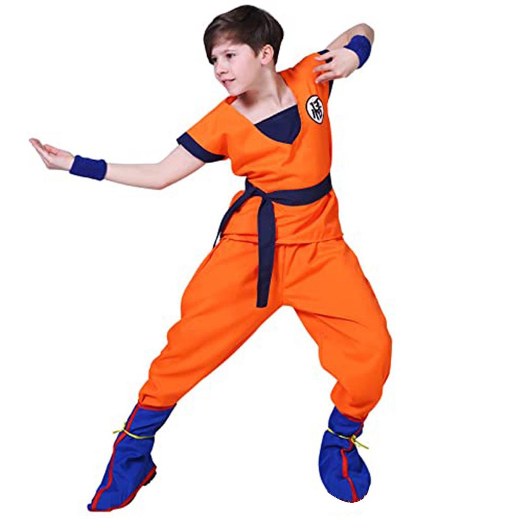 Kids Goku Cosplay Costume Dragon Ball Suit for Boys