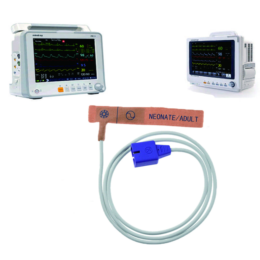 Compatible for NELLCOR with OXIMAX Patient Monitors, Disposable SPO2 Probe Sensor, SPO2 Finger Sensor, Blood Oxygen Saturation Data Monitoring
