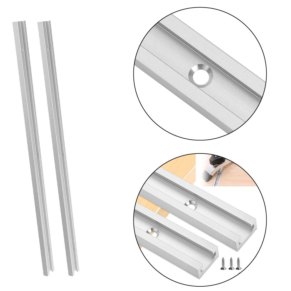 Fixture Manufacturing Aluminium Alloy Track Miter Track Jig Anodizing Treatment Easy Installation High Strength