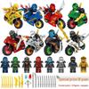 Строительный набор-пазл Ninjago 2025: Детские мотоциклы, спортивные машины, фигурки и куклы