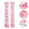 Mother's Day Couplet Party Decor Porch Curtain Door Exquisite Supplies Banner Curtains Ornament
