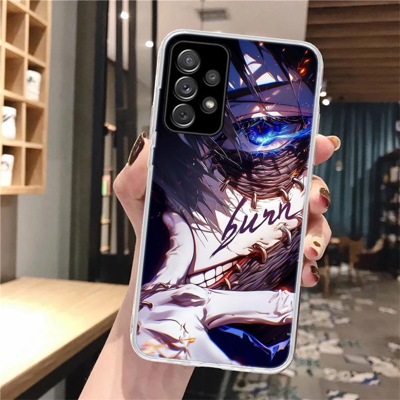 Dabi MHA Моя геройская академия МХА Мягкий чехол для телефона для Samsung Galaxy A52 A42 A32 A12 A22 A51 A50S A30S A20S A10S A71 A41 A31 A21S A40 A