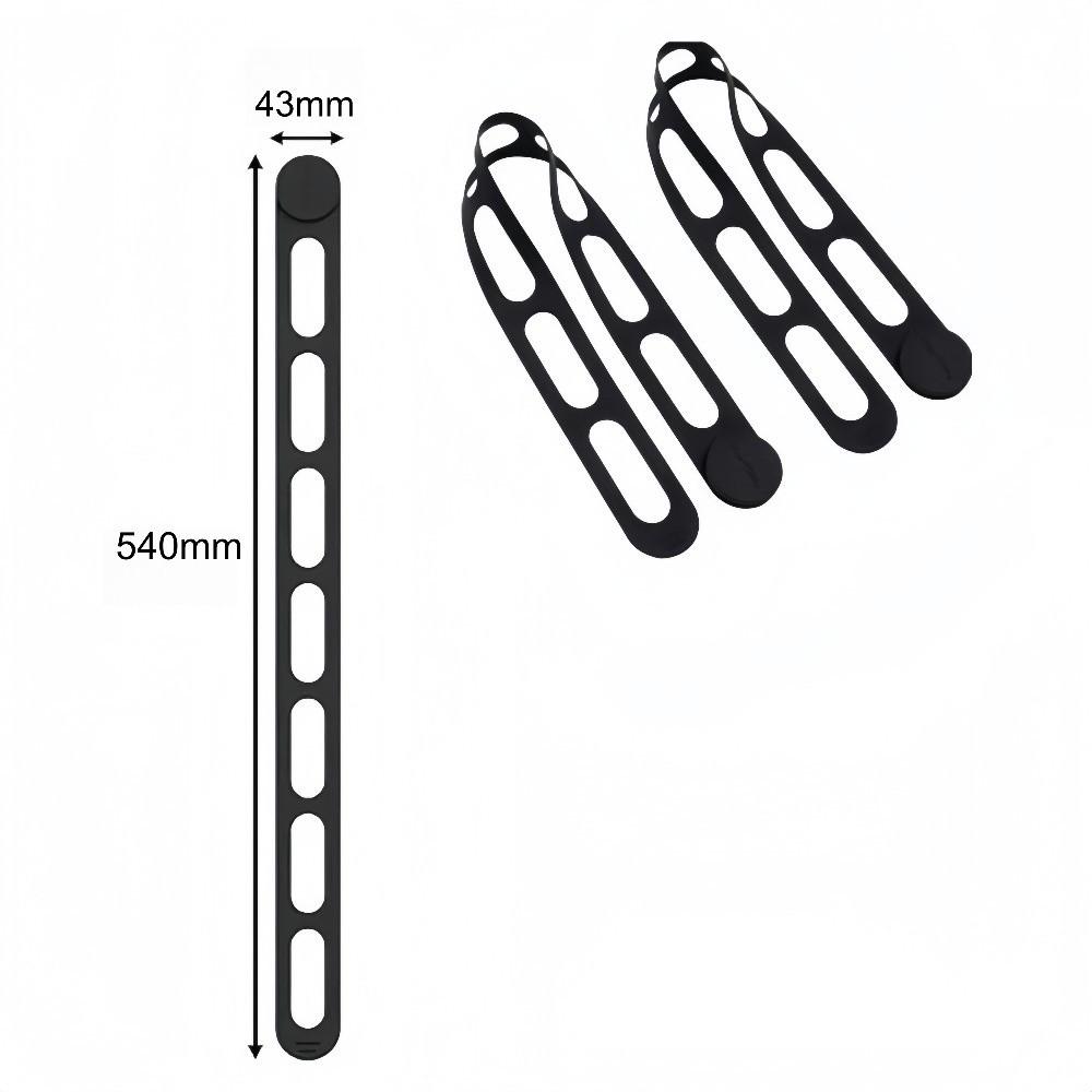 3/4 шт. Силиконовый ремешок-фиксатор для медленноварки, эластичный, надежно фиксирующий, стяжка, регулируемый, многоцелевой, самоблокирующийся, для крышки кастрюли