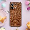 Mayan Calendar Wood Pattern Case For Xiaomi Redmi Note 13 Pro Note 12 11 9 10 Pro 10S 11S 12S Redmi 13C 10C 12C Cover