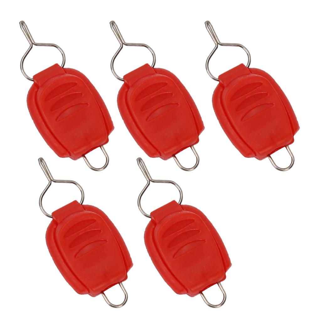 Baitcasting Reel Fishing Line Holder Clip Buckle Stopper (Red)