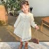 Cute Lace Dress Children' Dress Charming Buttons Girls' 110