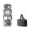 Urban Minimalist Polyester Travel Toiletry Organizer With Multicolor Compartments For Daily Use